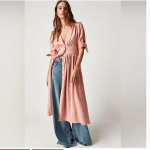 Free people love of my life rose sunset dress- XS